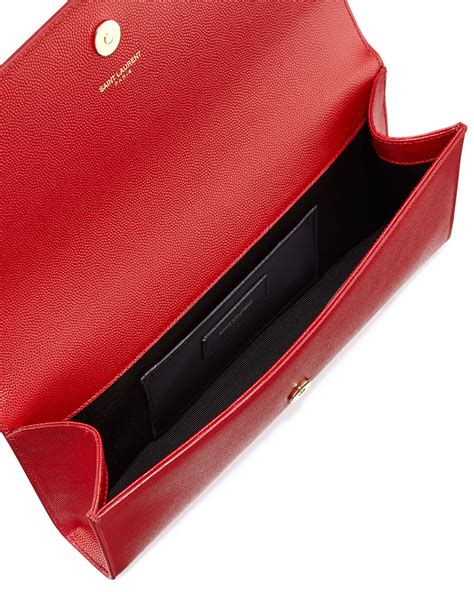 YSL flap clutch bag